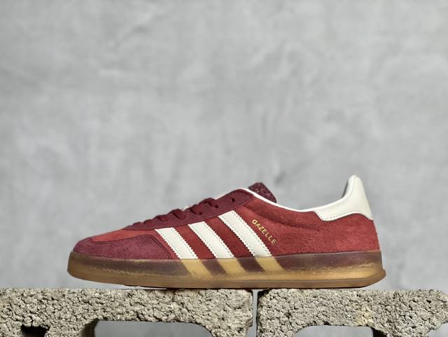 Ad Originals Gazelle Indoor Ie1051 三叶草复古休闲防滑耐磨低帮板鞋 尺码：36 36.5 37 38 38.5 39 40 4