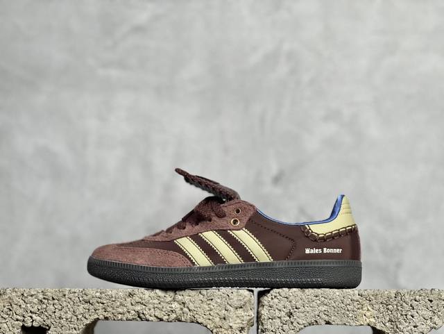 Zx神版 放店私 Wales Bonner X Adidas Originals棕黄 货号：Ie0579 尺码：35.5 36 36.5 37.5 38 38.