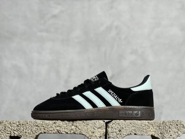 Yh版 放店私 Adidas Handball Spezial 三叶草手球特别版圣帕特里克节联名款 全鞋采用yezzy500一样的皮料 进口长绒皮，特殊工艺技术