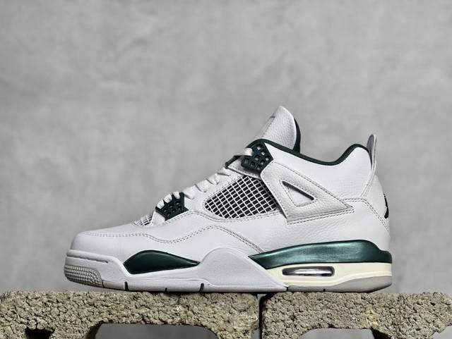 F版 Air Jordan 4 Retro 乔丹四代“Oxidized Green” 复刻白绿 纯原大厂出品 Air Jordan Aj4 Retro 原楦原纸