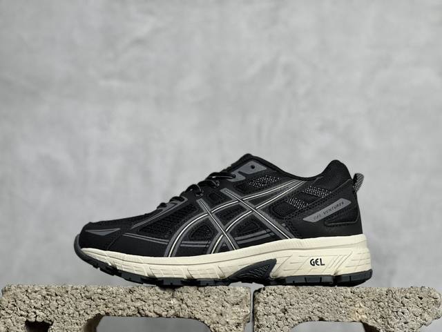 Asics Gel-Venturem 6 亚瑟士舒适透气运动跑鞋 #鞋面采用新的单丝纤维工程网布鞋面，提供轻量的穿着感和舒适的透气性。Flytefoam双层复合