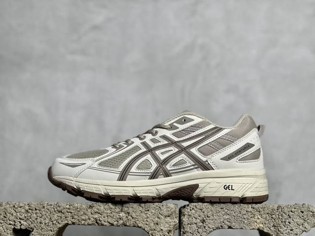 Asics Gel-Venturem 6 亚瑟士舒适透气运动跑鞋 #鞋面采用新的单丝纤维工程网布鞋面，提供轻量的穿着感和舒适的透气性。Flytefoam双层复合