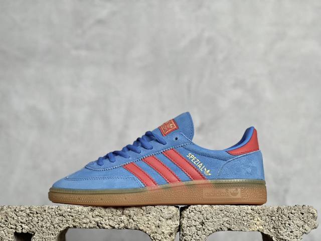 Yh版 放店私 Adidas Handball Spezial 三叶草手球特别版圣帕特里克节联名款 全鞋采用yezzy500一样的皮料 进口长绒皮，特殊工艺技术