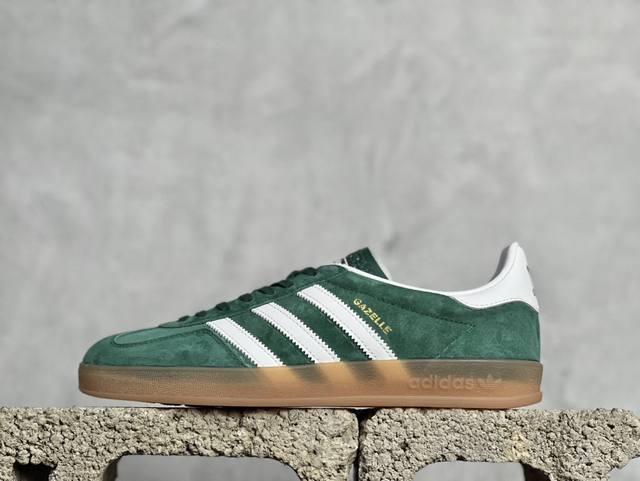 N版 放店私 Ad Originals Gazelle Indoor Ig1596 三叶草复古休闲防滑耐磨低帮板鞋 尺码：35 36 36.5 37 38 38