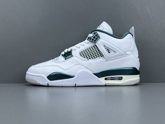 P 渠道优势 Og版 Aj4 Jordan Air Jordan 4 Oxidized Green E1舒适 防滑 中帮 复古篮球鞋 男女同款 白绿 货号fq8