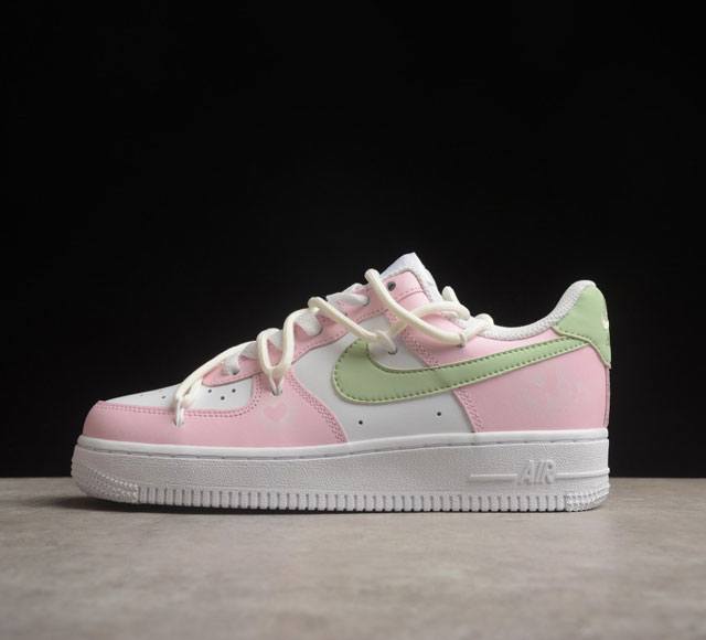 Nk Air Force 1'07 Low 梦幻蝴蝶 马卡龙色系 空军一号低帮休闲板鞋 Vv1998-013 打造纯正空军版型#专注外贸渠道 全掌内置蜂窝气垫