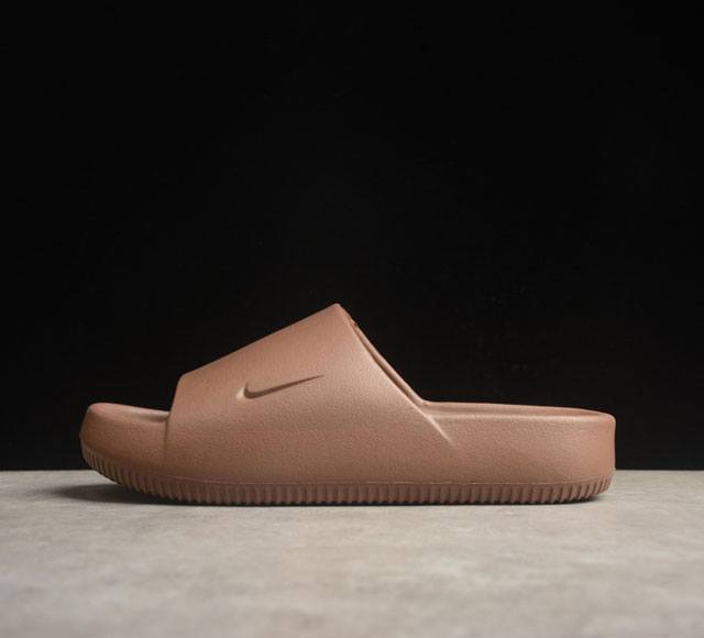 Nike Calm Slide 防滑耐磨一字拖鞋 Nk耐克一体成型高弹拖鞋 原产材质 耐磨抗造沙滩鞋 尺码：36 37.5 38 38.5 39 40 41 4