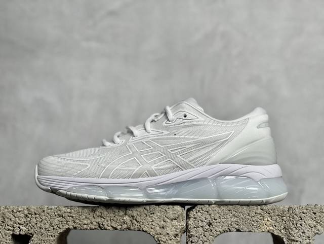 放店私 asics Gel-Quantum 360 Viii 亚瑟士复古透气休闲鞋缓震男子耐磨跑步鞋 1203A305-100 #鞋面采用无缝线鞋面，贴合脚型，