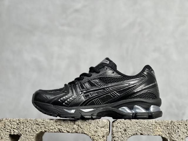 C版 放店私 asics Gel-Kayano 14 亚瑟士 炭黑 轻量缓震休闲运动跑步鞋 设计师 Hidenori Yamashita 以 Flash 一词为