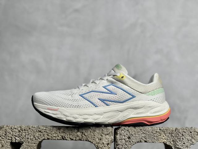 放店私 新百伦new Balance Nb860夏季新款小红书爆款网红同款百搭透气运动休闲跑步鞋 货号：M860G46 白蓝粉 尺码: 40 40.5 41.5