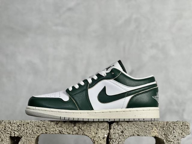 Z版 放店私 air Jordan 1 Low Aj1 乔1白绿色 低帮文化休闲板鞋 Fq7687-300 尺码：35.5 36 36.5 37.5 38 38