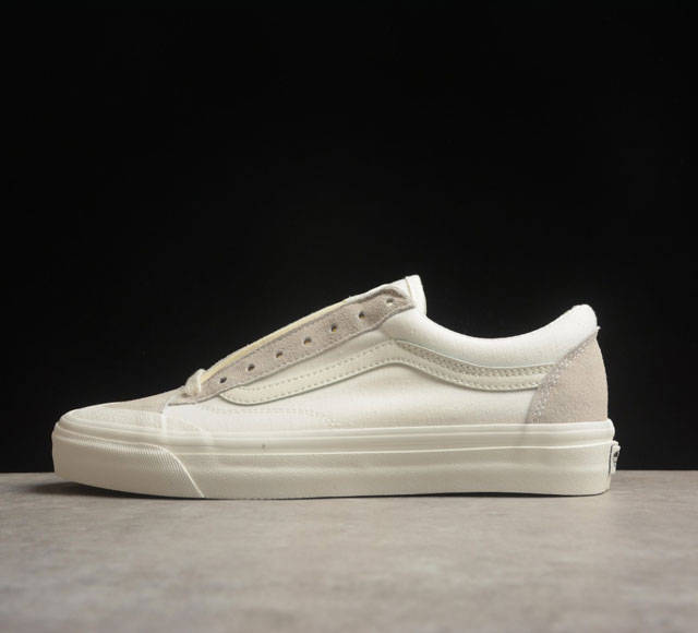 Vans Old Skool Reissue 136 范斯官方 高阶支线 全新包头系列低帮休闲板鞋 Vn000Mt6Qc5 范斯官方 可拆卸轻量化抗疲劳鞋垫 舒