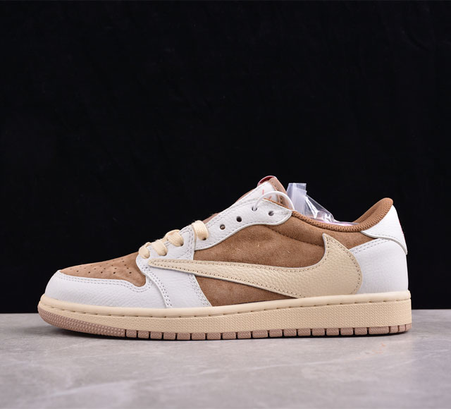 Travis Scott X Air Jordan 1 Low Og Aj1 乔1倒勾低帮 Dm7866-106 尺码：36 36.5 37.5 38 38.5