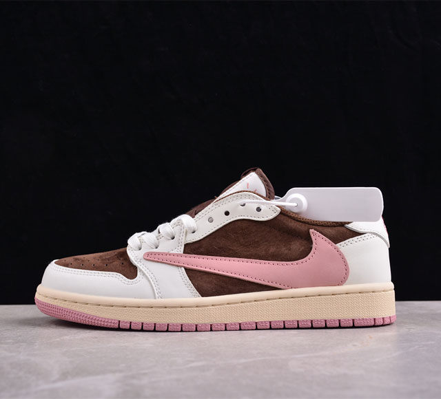 Travis Scott X Air Jordan 1 Low Og Aj1 乔1倒勾低帮 Dz4137-206 尺码：36 36.5 37.5 38 38.5