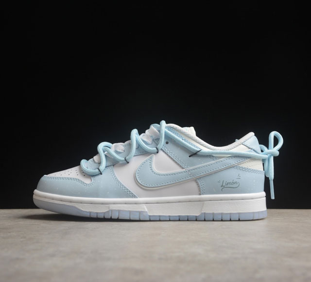 Nk Dunk Low 简约天蓝色 海盐清柠 Sb绑带低帮休闲板鞋 Fj7743-194 尺码：35.5 36 36.5 37.5 38 38.5 39 40