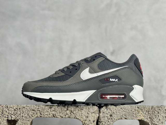 渠道版 Nk Air Max 90 耐克半掌气垫复古跑步鞋 Dr0145-003 灰白黑 尺码：36 36.5 37.5 38 38.5 39 40 40.5