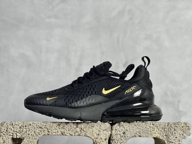 B版 Nk Air Max 270 Flyknit 混合科技 透气后掌半气垫慢跑鞋 兼具非凡优质外观和出色穿着体验！性能出众的一双透气鞋面后置半掌气垫运动鞋 S