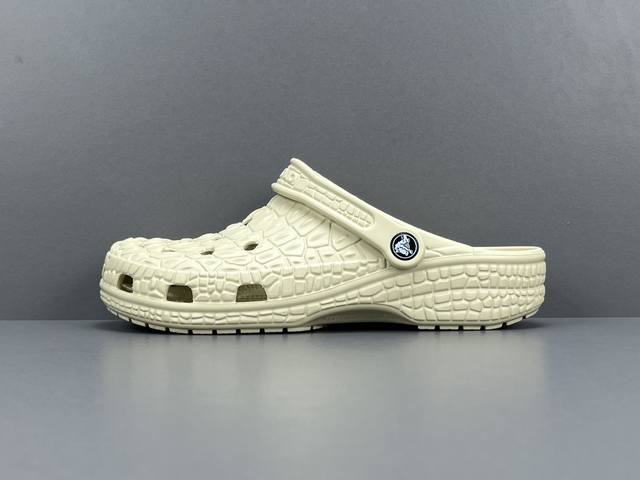 工厂直供，跑量爆款 Crocs卡骆驰 鳄鱼纹 Classic Crocskin Clog 舒适洞洞鞋 男女同款 软包无鞋盒 M4- 36 37 M5- 37 3