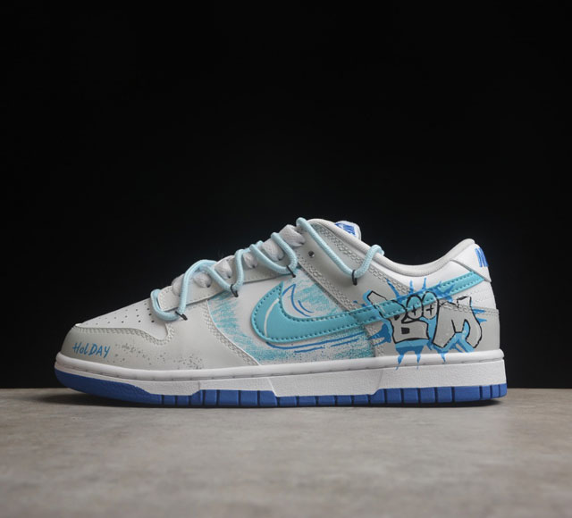 Nk Dunk Low 涂鸦解构风 休闲日记 渐变泼墨字母 SB绑带低帮休闲板鞋 DV0831-104 G28 尺码：36 36.5 37.5 38 38.5