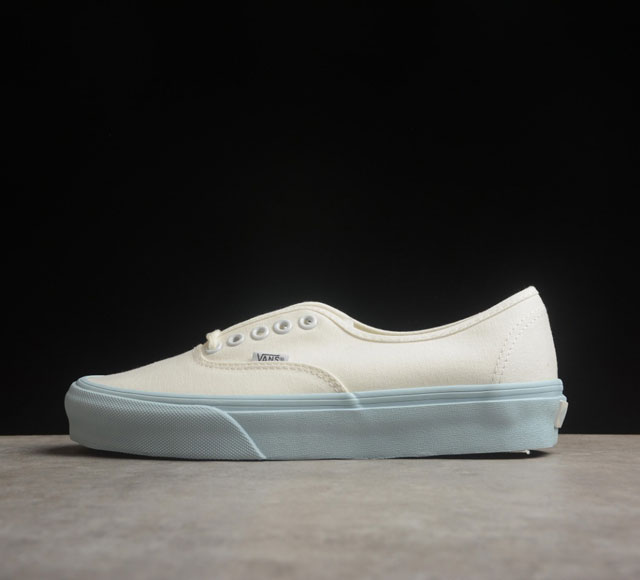 Vans Authetic 范斯官方 白蓝休闲帆布滑板鞋 VN0009PVEAK 尺码：35 36 36.5 37 38 38.5 39 40 40.5 41