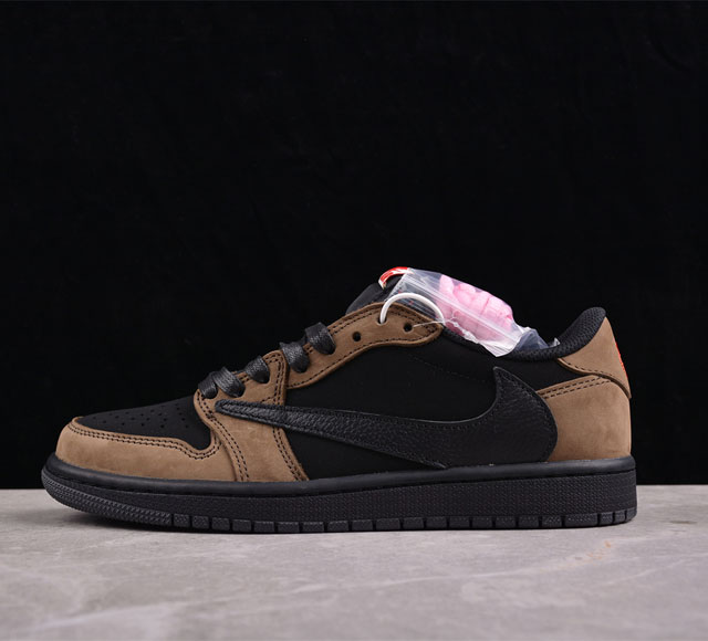 Travis Scott x Air Jordan 1 Low OG AJ1 乔1倒勾低帮 DM7866-202 尺码：36 36.5 37.5 38 38.5