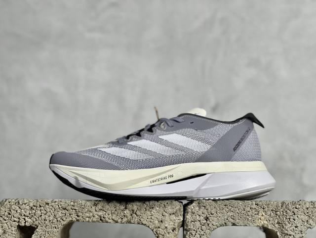 C版 阿迪达斯 Adidas Adizero Boston 12舒适潮流 防滑耐磨轻便低帮厚底增高老爹鞋 男士箱根限定系列训练备赛马拉松跑步运动鞋，这款adid