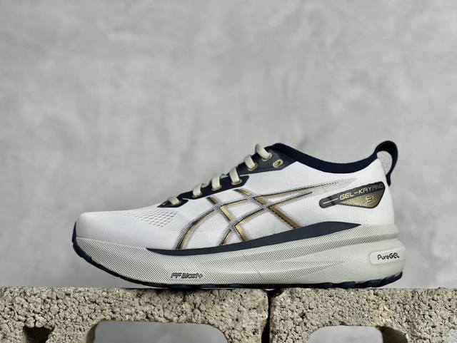 Asics Gel-Kayano 31代 运动休闲透气专业跑鞋 1011B955-100 #原档案据数开发楦型纸版 原装印尼工代进口单丝纤维程工网布鞋面，更贴合