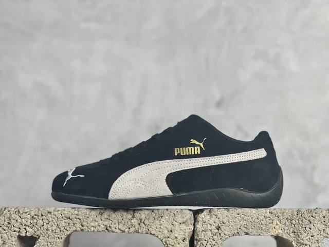 Tg Open Yy X Puma Speedca Og Black White 彪马极速赛车系列低帮德训风拼接复古百搭休闲运动赛车鞋 Open Yy X Pu