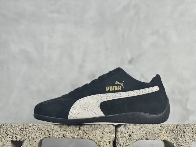 Tg Open Yy X Puma Speedca Og Black White 彪马极速赛车系列低帮德训风拼接复古百搭休闲运动赛车鞋 Open Yy X Pu