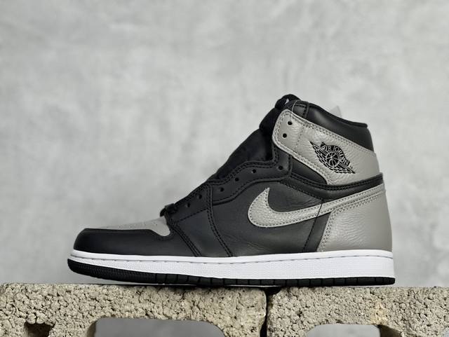 Dt福利 Air Jordan 1 Retro High Og “Shadow” Aj1黑灰影子 乔1酷灰 555088-013 尺码：36 36.5 37.5