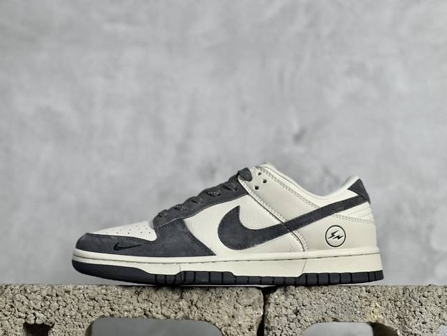 Nk Sb Dunk Low 闪电联名-米白藏蓝拼色小蓝勾 周年高端定制 低帮休闲板鞋 Xd1688-032 #定制鞋盒 大厂纯原品质出货 超高清洁度 皮料切割