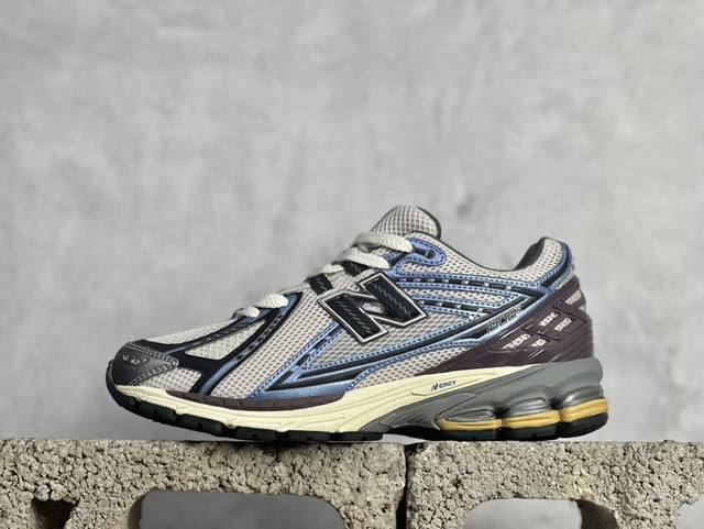 C版 New Balance 1906系列复古老爹风休闲运动慢跑鞋 M1906Rrb #采用轻质牛剖革拼接透气网眼衬垫织物鞋面材质 T-Beam大底提供足步弓支