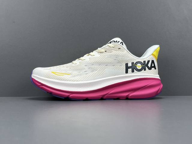 渠道优势 ！ Sd版hoka Hoka One One Clifton 9 运动舒适减震防滑耐磨 低帮 休闲跑步鞋 尺码：36-45 货号：1127896 Ed