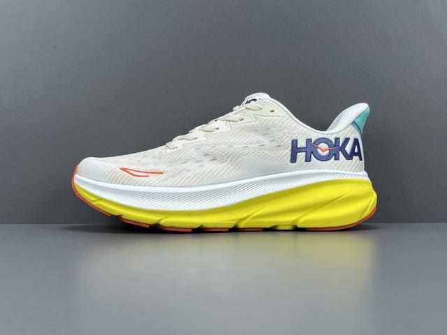 渠道优势 ！ Sd版hoka Hoka One One Clifton 9 运动舒适减震防滑耐磨 低帮 休闲跑步鞋 尺码：36-45 货号：1127895 Ep