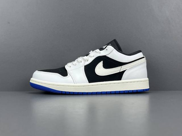 渠道优势 ！ Sd版 Aj1 Jordan Air Jordan 1 Low Quai 54 舒适百搭防滑耐磨 低帮 篮球鞋 男款 黑白 尺码40-45 货号h