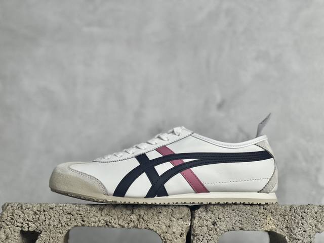 pk版 Onitsuka Tiger鬼塚虎 Mexico 66 全部原鞋一比一开发 印尼厂oem原单材料 除成型在pt外 其余全部客供材料 四联官方吊牌 乳胶组