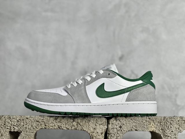 dt Air Jordan 1 Low Golf Aj1 乔1全新高尔夫版 灰白绿配色 Dd9315-112 #市售最高品质 原鞋开发 大厂代工流水线打造 公司