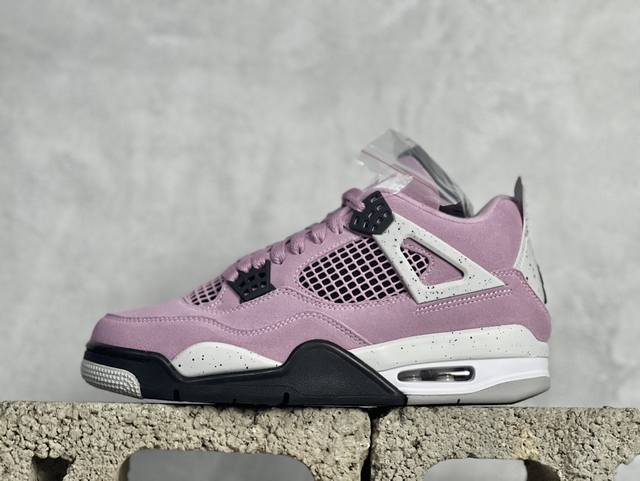 gx外贸版 Air Jordan 4 Orchid Aj4 乔4猛男粉 Aq9129-501 #最大50.5码 外贸顶级专供 全部配色原鞋原尺码开发生产 极致还