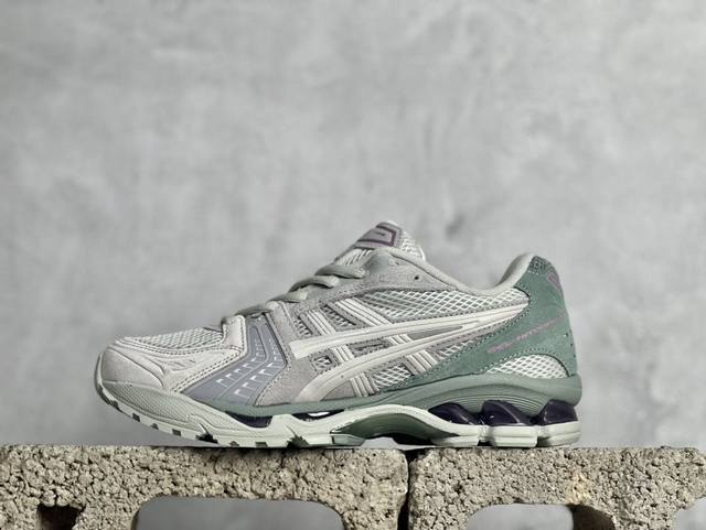 gw Asics Gel-Kayano 14 亚瑟士运动休闲透气专业跑鞋 采用工程弹性双层再生针织密度鞋面材质 后跟3D可视gel缓震乳胶物料 升级ff Bla