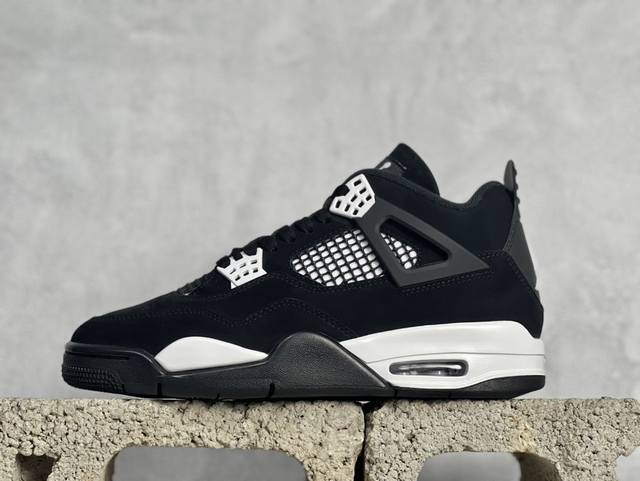 og纯原 Jordan Air Jordan 4 Retro White Thunder 黑白 货号：Fq8138-001 尺码：36 36.5 37.5 38