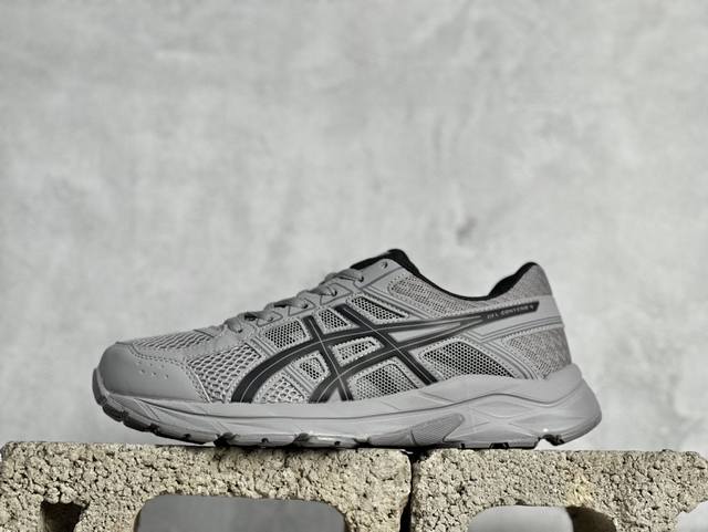 asics Gel-Contend 亚瑟士抗衡4代低帮城市休闲运动跑步鞋 专业的运动科技 出色的缓冲性能 带来舒适的跑步体验 鞋面采用三明治网布 透气性非常出色