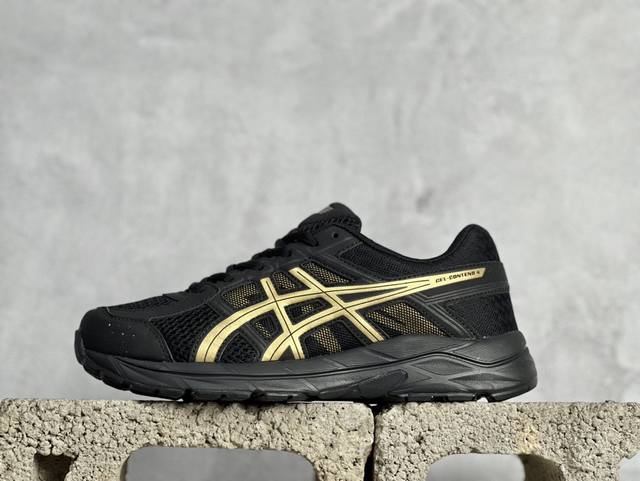 asics Gel-Contend 亚瑟士抗衡4代低帮城市休闲运动跑步鞋 专业的运动科技 出色的缓冲性能 带来舒适的跑步体验 鞋面采用三明治网布 透气性非常出色