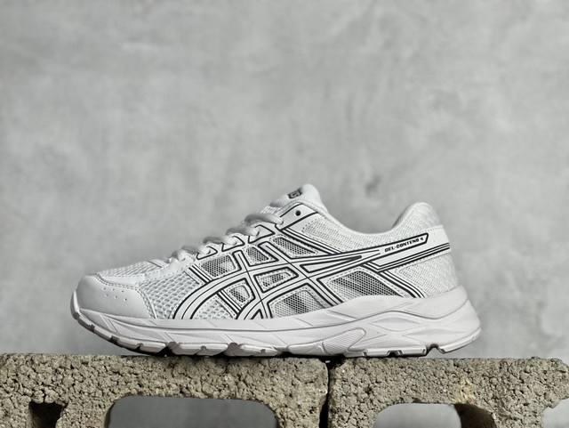 asics Gel-Contend 亚瑟士抗衡4代低帮城市休闲运动跑步鞋 专业的运动科技 出色的缓冲性能 带来舒适的跑步体验 鞋面采用三明治网布 透气性非常出色