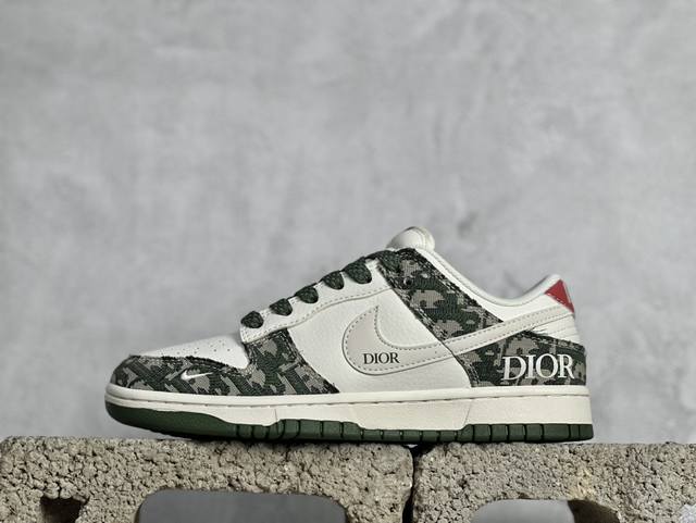 nk Sb Dunk Low 迪奥联名-藏青花纹 周年高端定制 低帮休闲板鞋 Xy1688-005 #定制鞋盒 大厂纯原品质出货 超高清洁度 皮料切割干净无任何