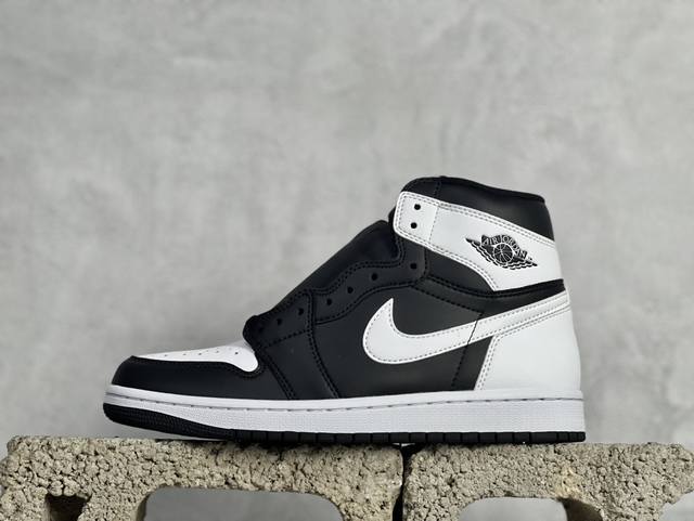 vt Air Jordan 1 High Og Reverse Panda Aj1 乔1全新黑白熊猫 Dz5485-010 #全新配色鞋头依然是黑色包边，白色打