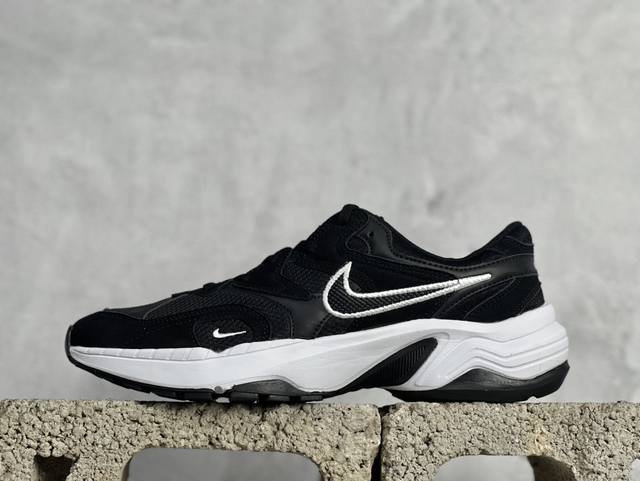 耐克nike Al8 Sail Light Bone 系列低帮复古百搭厚底老爹风休闲运动慢跑鞋 Fj3794-001 男女鞋真标半码制 原楦开发版型 采用环保绒