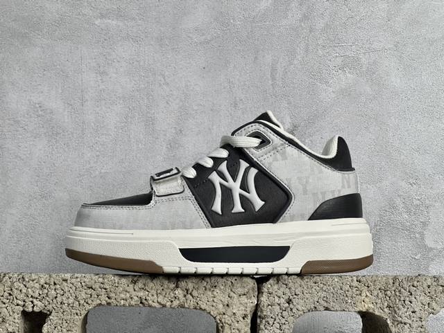 ny Mlb Chunky Liner Mid Denim Monogram 纽约洋基队 魔术贴 增高厚底休闲凉鞋 3Asxchl4N 50Grs 尺码：35