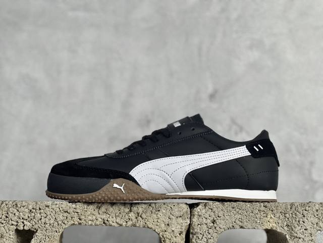 x版 Puma Bellta Ut Leather 彪马薄底系列 复古运动休闲跑鞋 鞋面设计轻量透气 提供了舒适性和穿着感受 柔软内里材质 穿着更加舒适 橡胶鞋