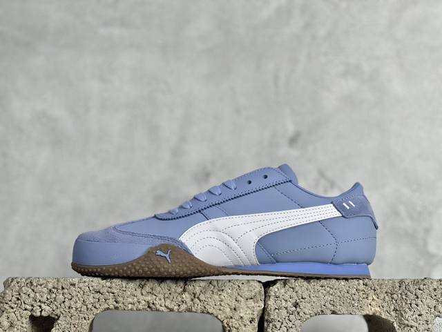 x版 Puma Bellta Ut Leather 彪马薄底系列 复古运动休闲跑鞋 鞋面设计轻量透气 提供了舒适性和穿着感受 柔软内里材质 穿着更加舒适 橡胶鞋