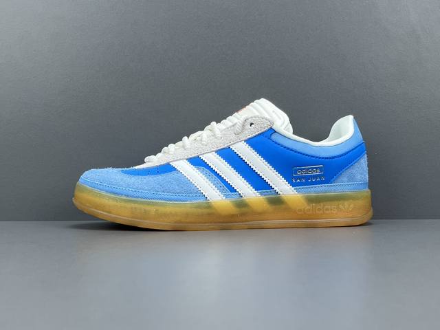 渠道优势 ！ 纯原版 阿迪 Bad Bunny X Adidas Originals Gazelle Indoor Indoor百搭舒适日常 减震耐磨 低帮板鞋